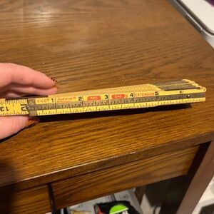 Yellow Folding Ruler